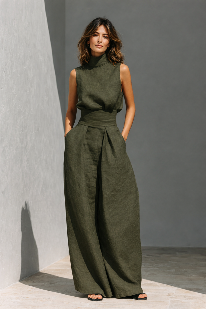 Maria | Conjunto sin mangas minimalista