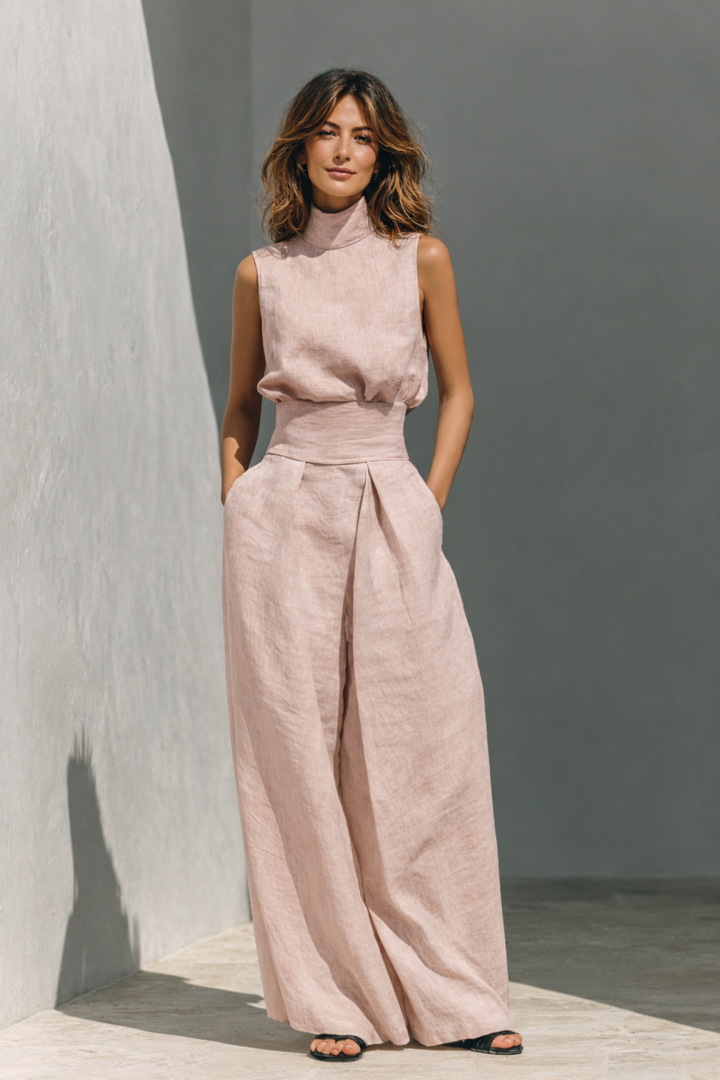 Maria | Conjunto sin mangas minimalista