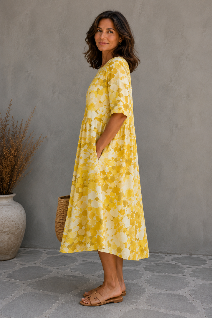 Vestido Holgado Floral