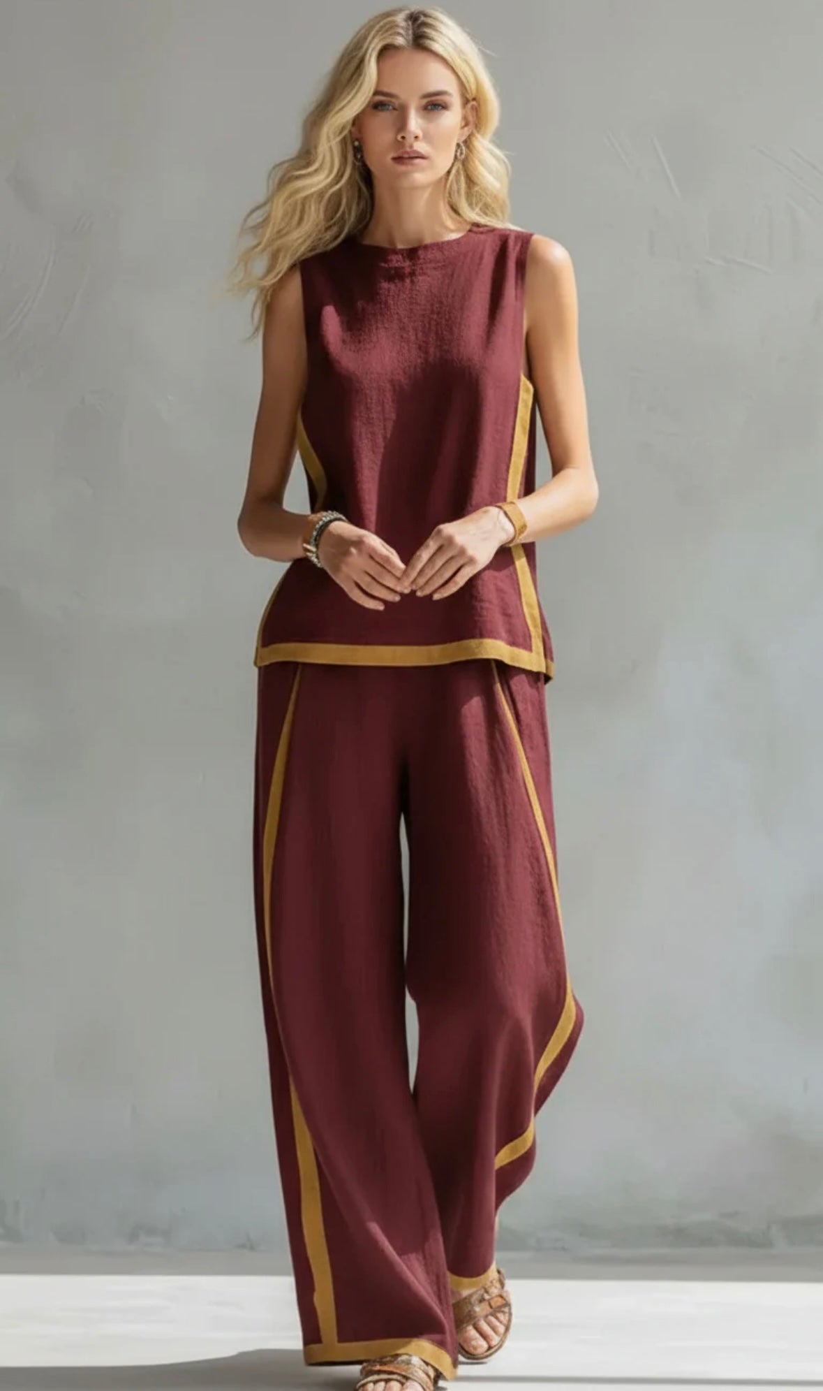 Leila | Elegante conjunto de dos piezas de tweed