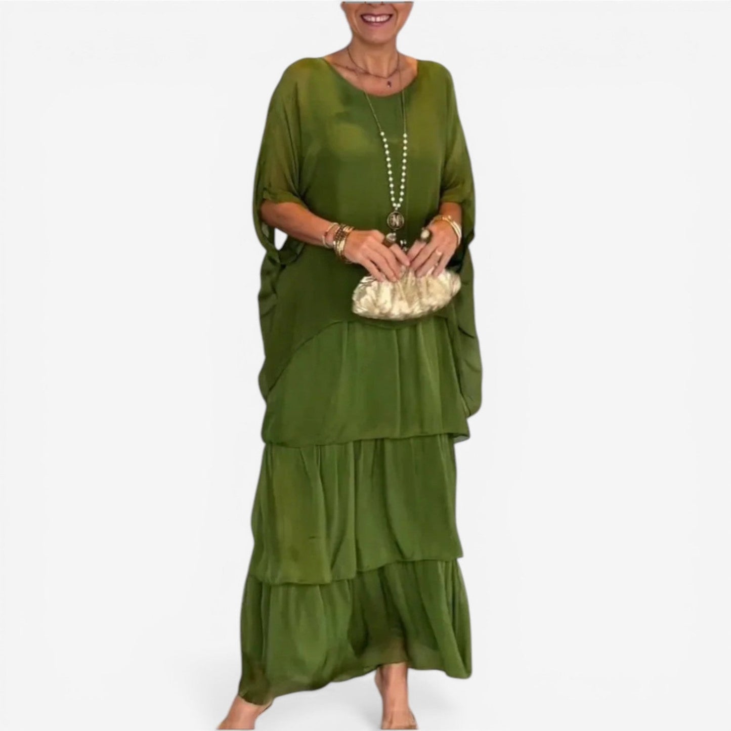 Valerina™ Vestido Largo Fluido