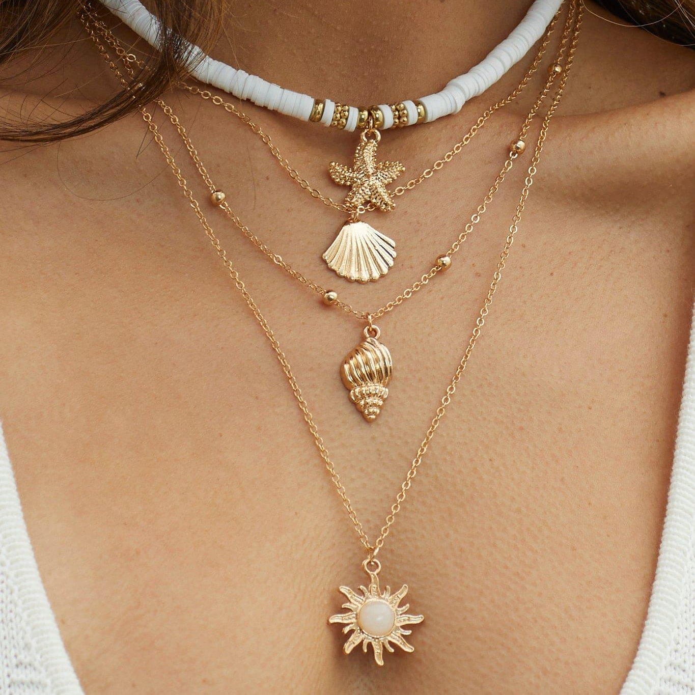 Jean™ Conjunto de joyas de oro