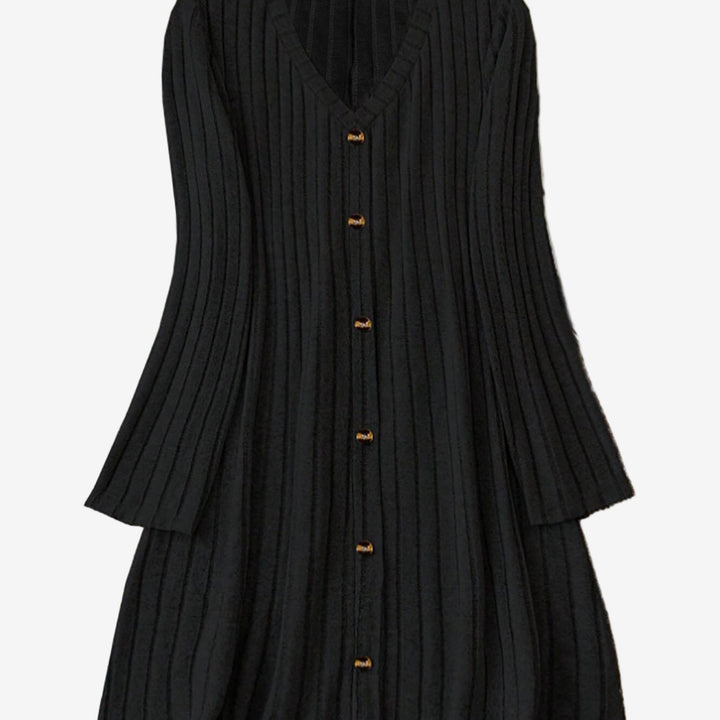 Veronie™ Vestido de punto con silueta en A