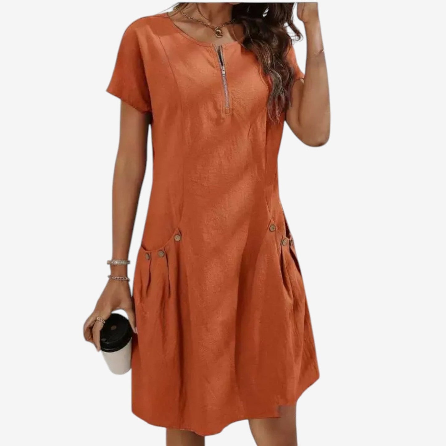 Annalisa™ Vestido corto casual