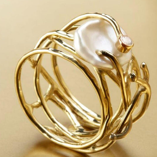 Audrey™ Anillo con cuentas