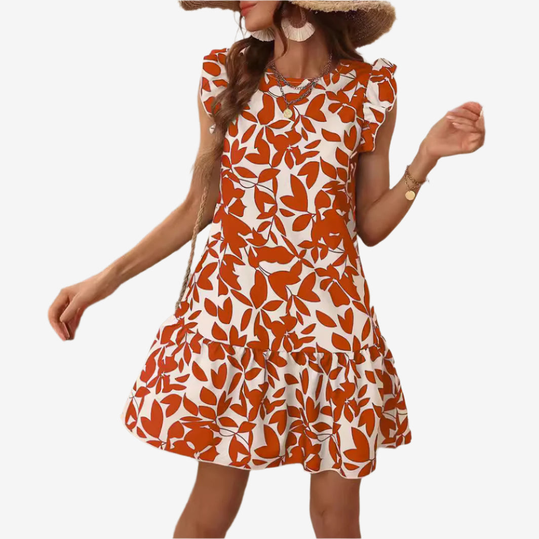 Armelia™ Vestido de hojas frescas