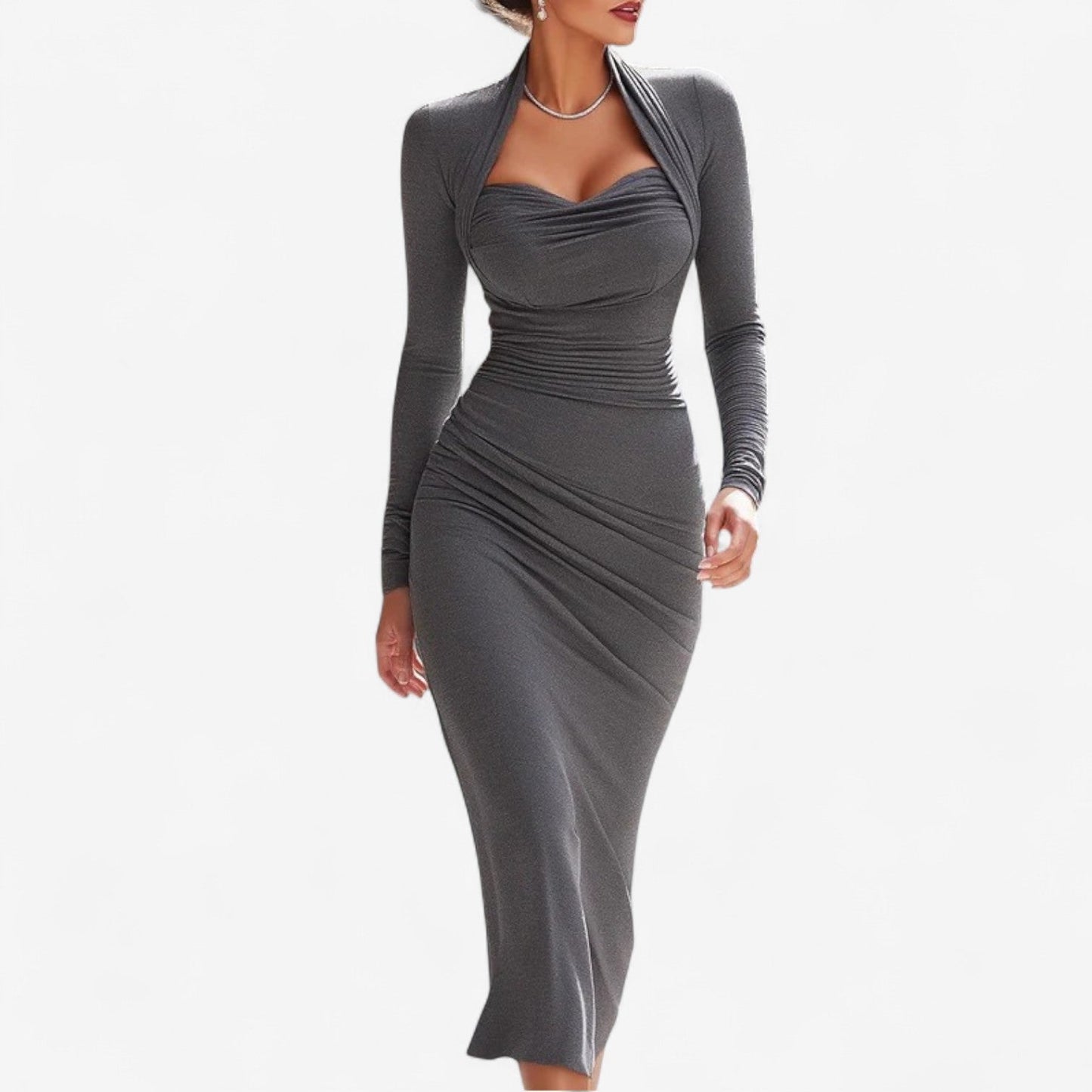 Raphaële™ Vestido largo ajustado