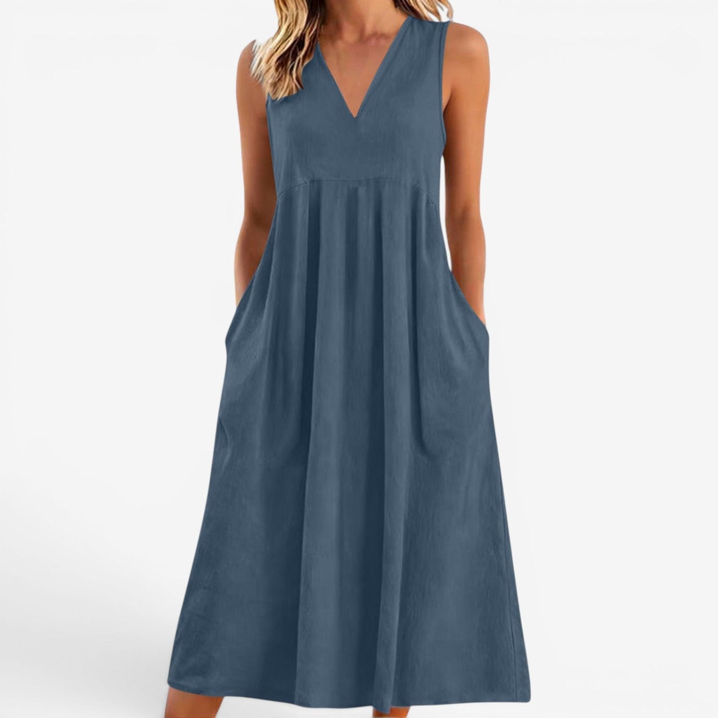 Suzaine™ Vestido midi acampanado