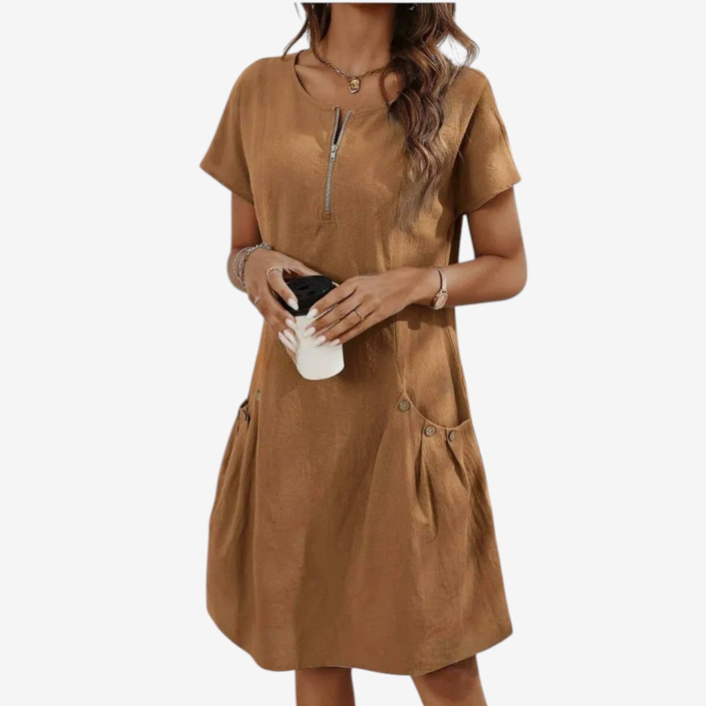 Annalisa™ Vestido corto casual