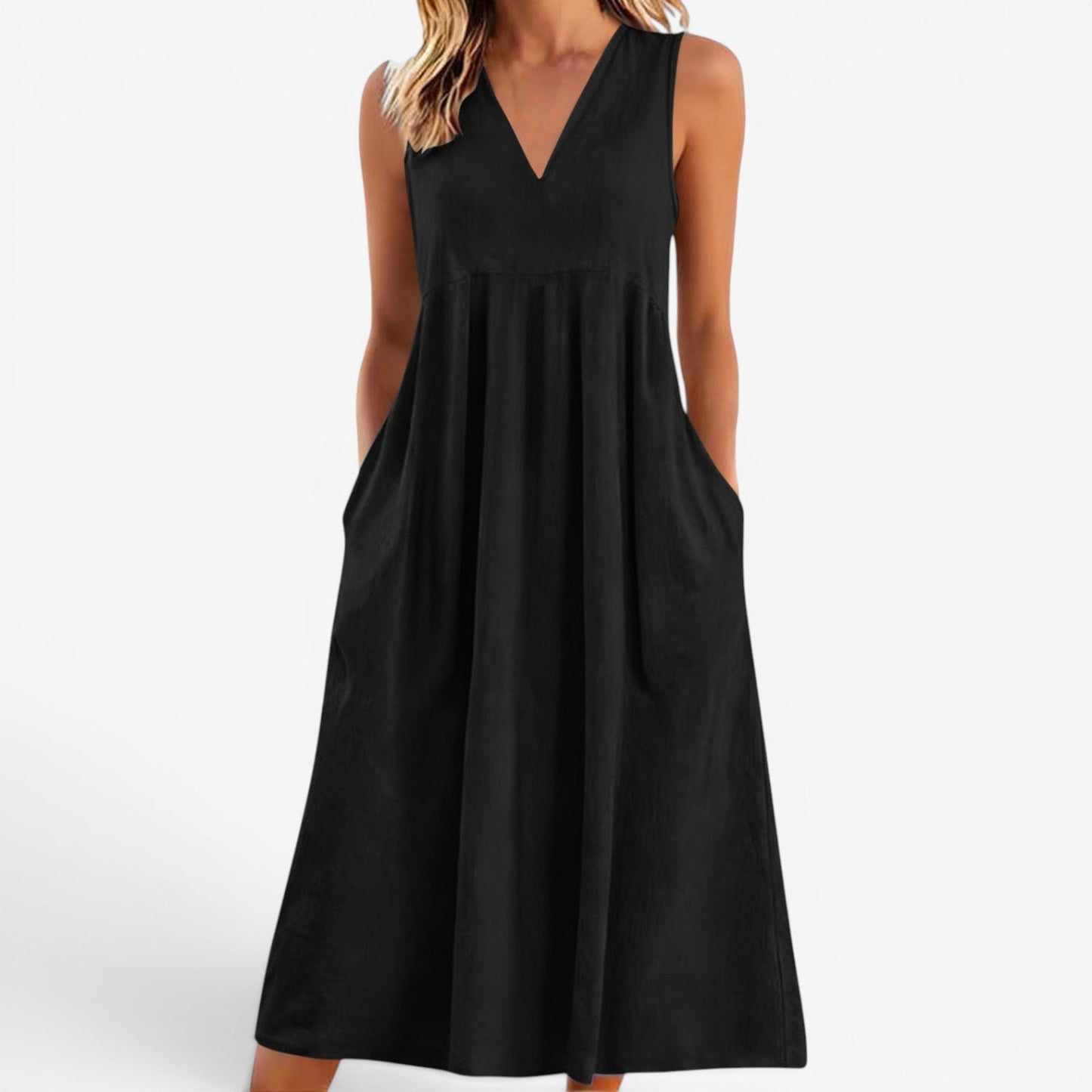 Suzaine™ Vestido midi acampanado