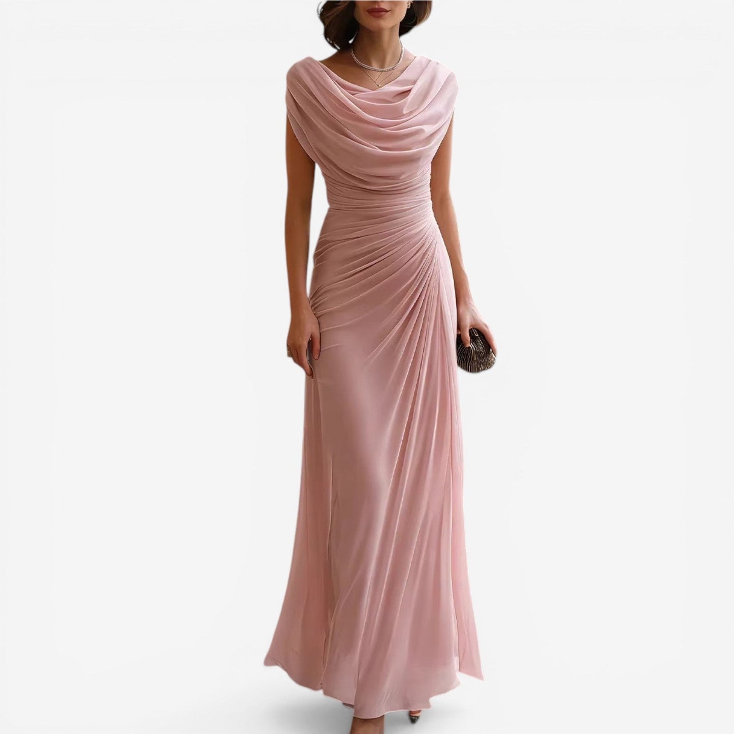 Charmaine™ vestido largo plisado