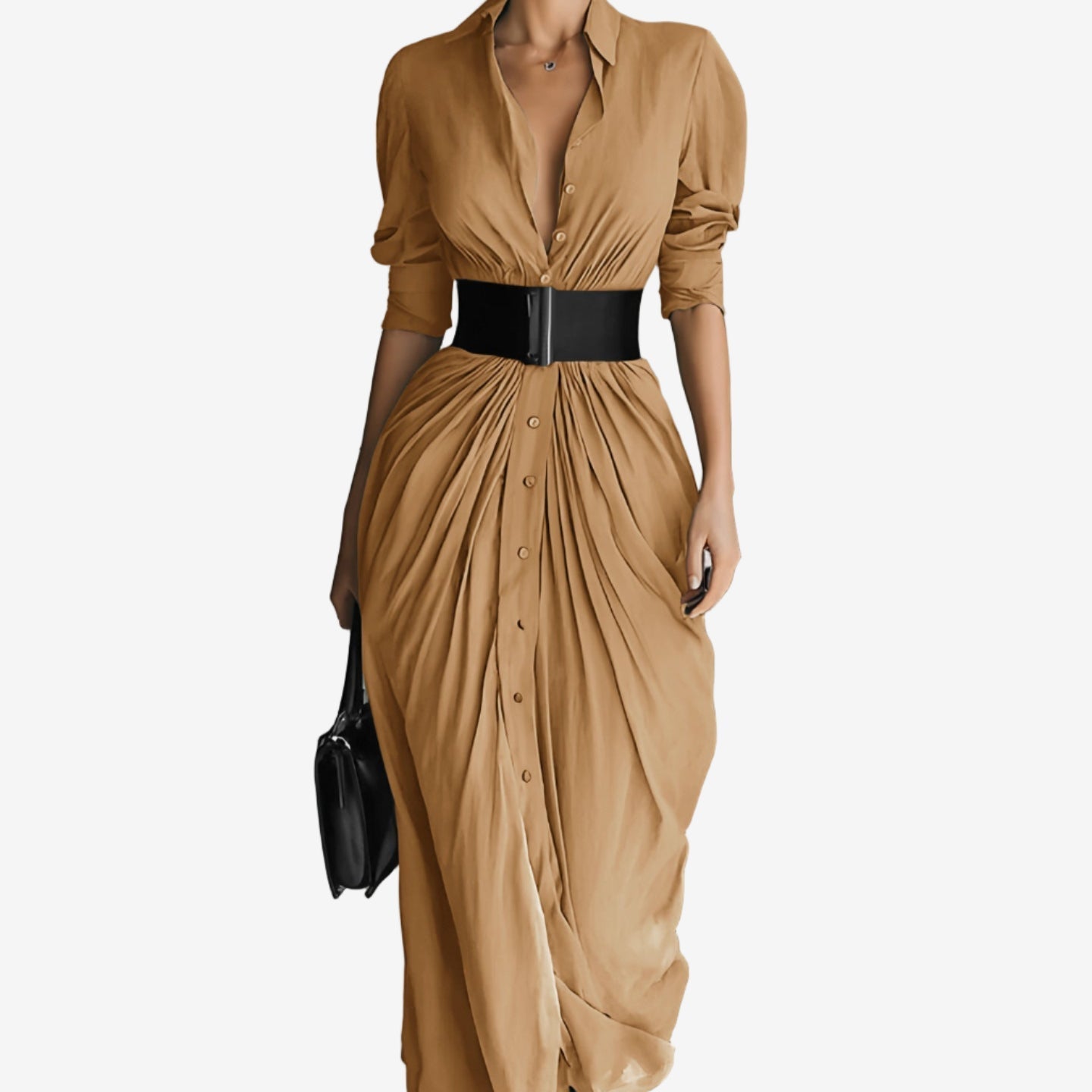 Kalisha™ Vestido de manga larga