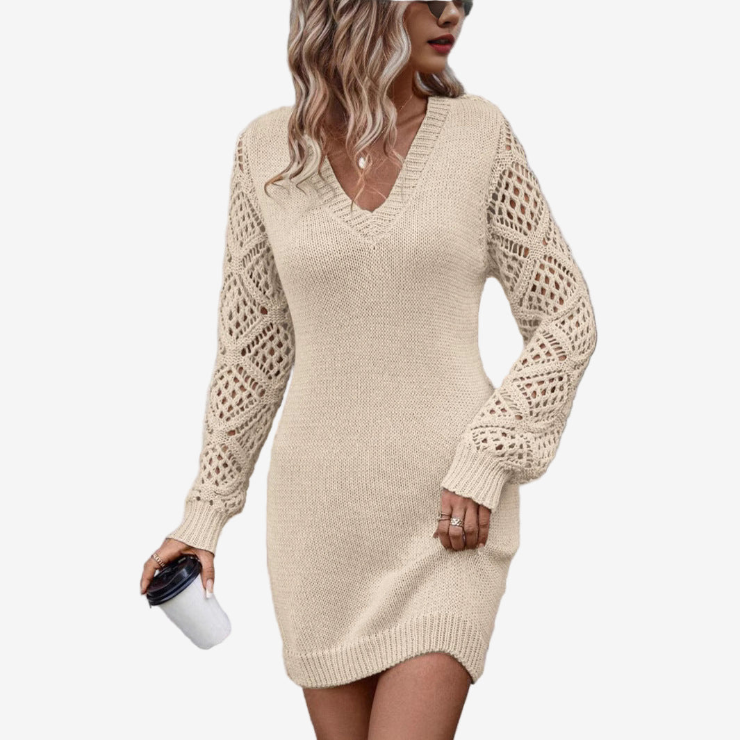 Silvy™ Vestido con mangas de encaje