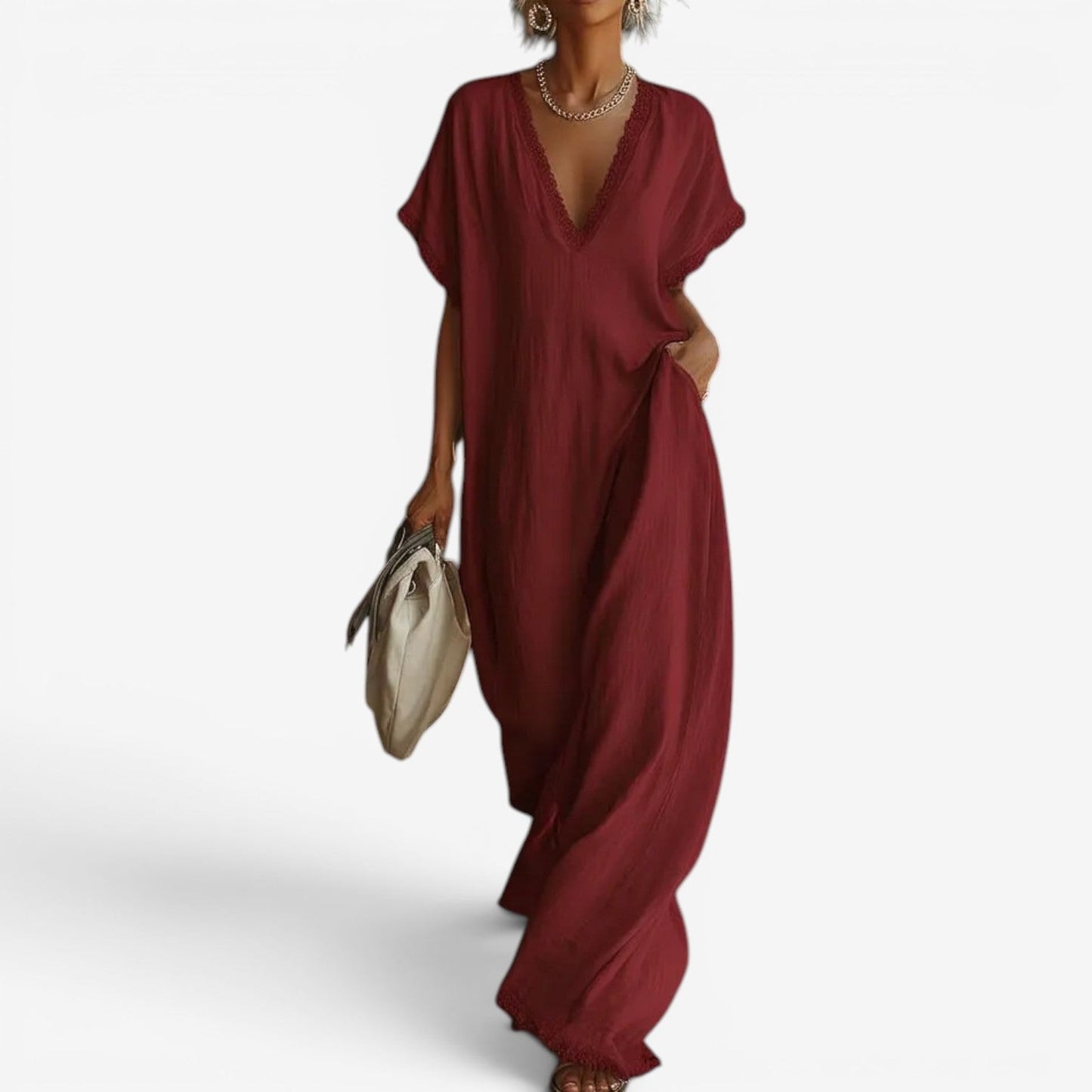 Athalia™ Vestido largo bohemio