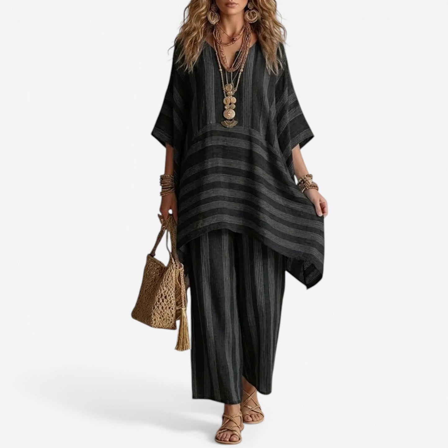 Lizzy™ Conjunto casual fluido de verano