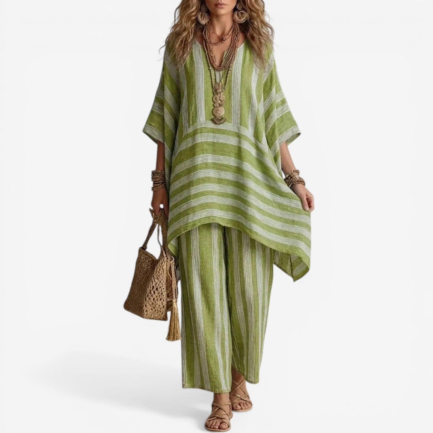Lizzy™ Conjunto casual fluido de verano