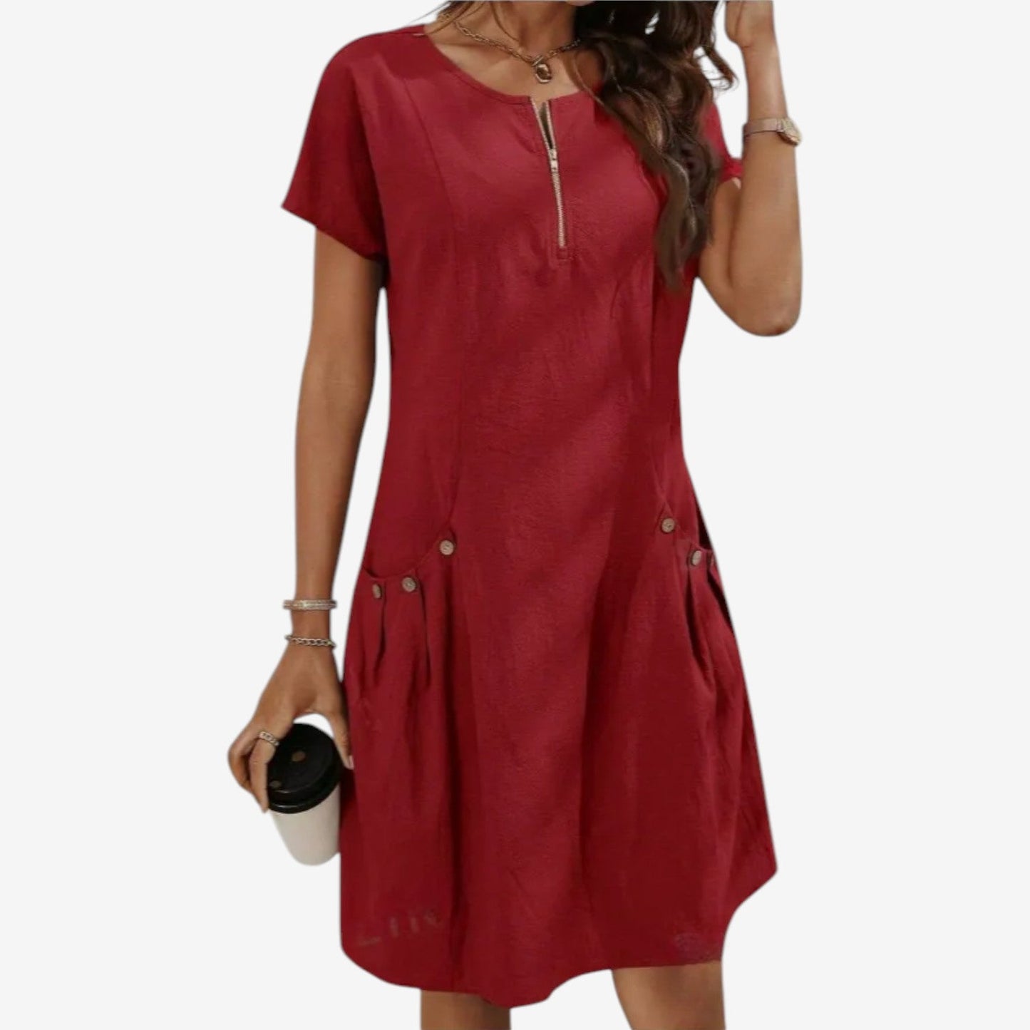 Annalisa™ Vestido corto casual