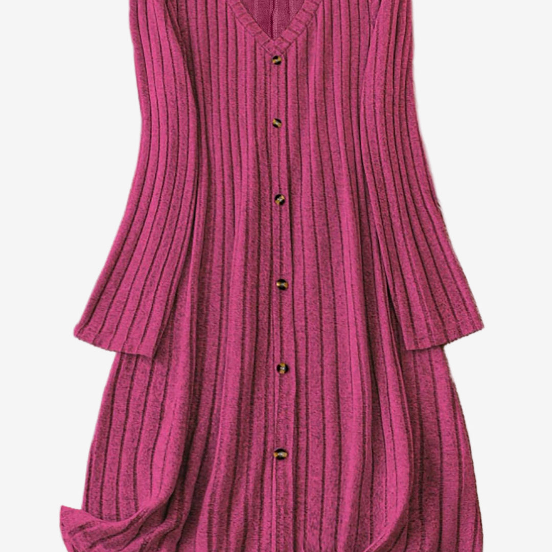 Veronie™ Vestido de punto con silueta en A