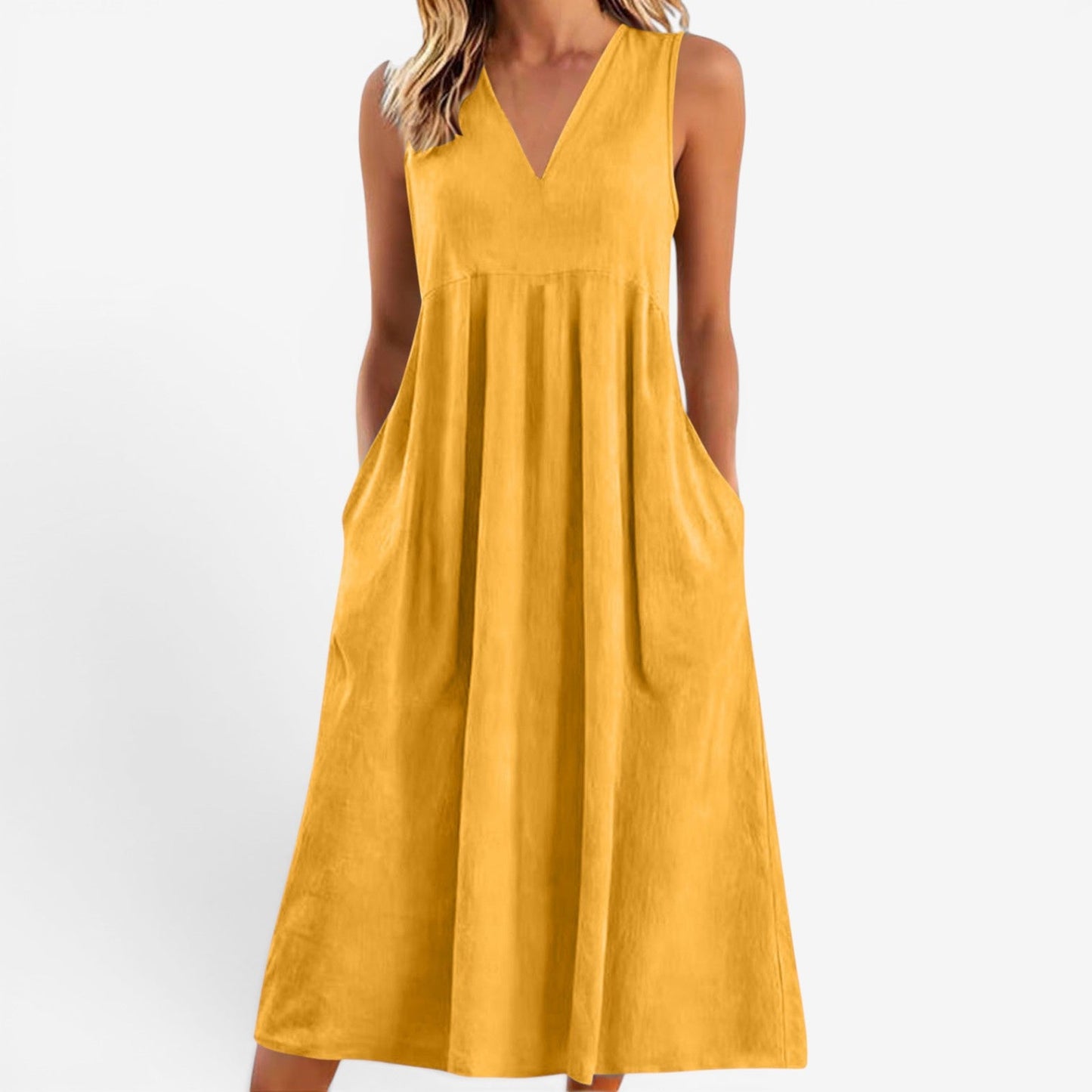 Suzaine™ Vestido midi acampanado