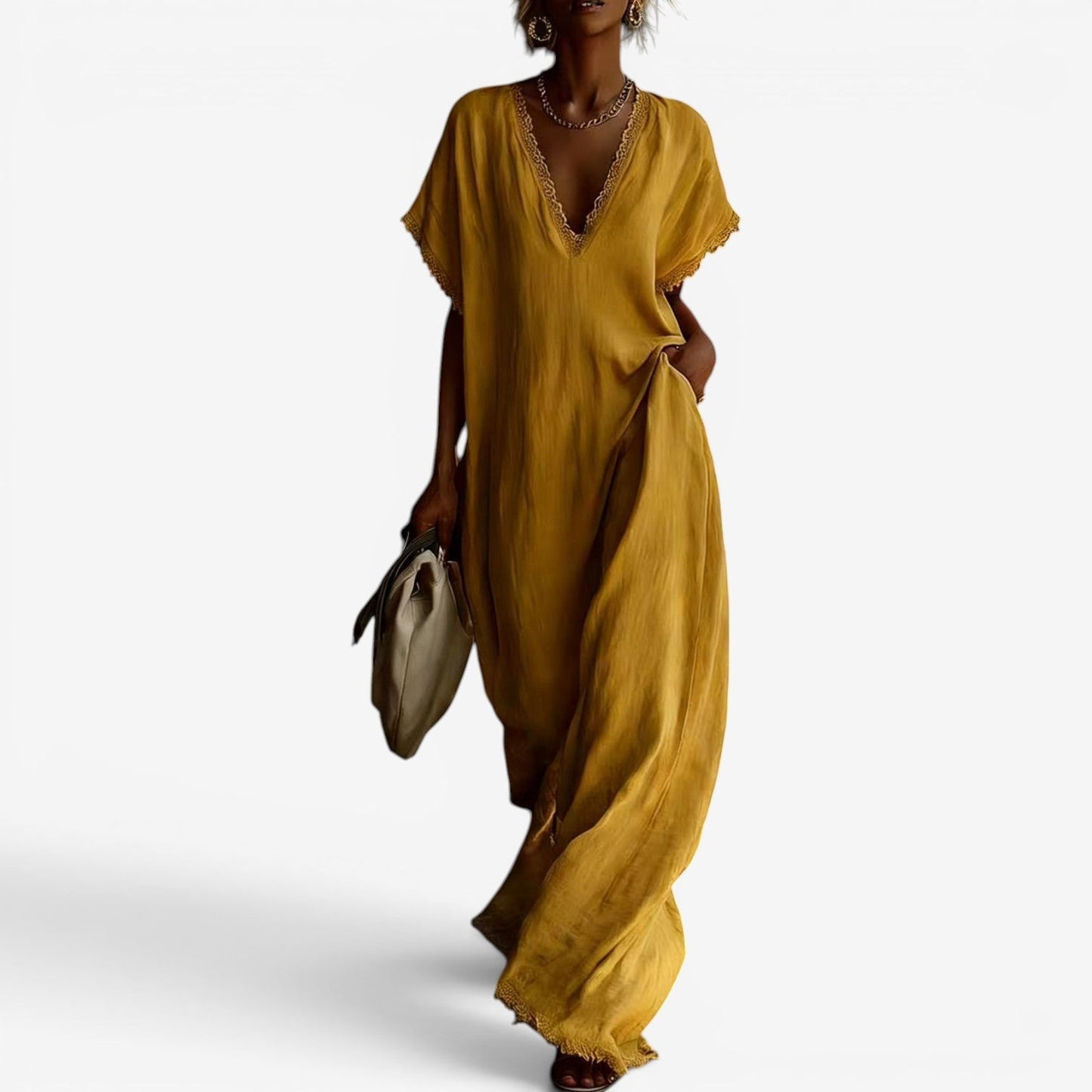 Athalia™ Vestido largo bohemio