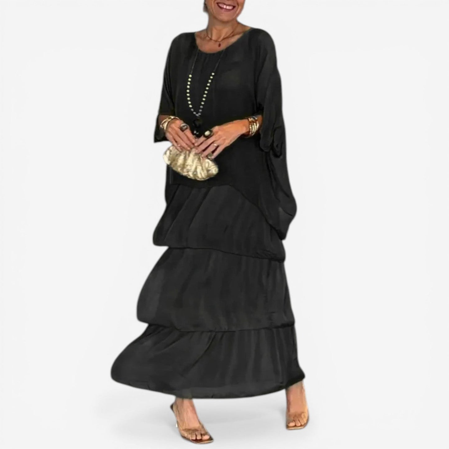 Valerina™ Vestido Largo Fluido