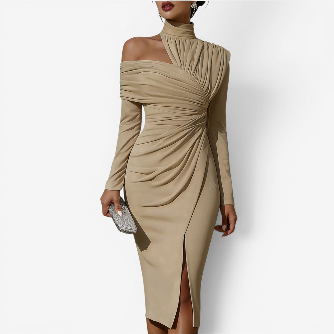 Queenie™ vestido midi envolvente