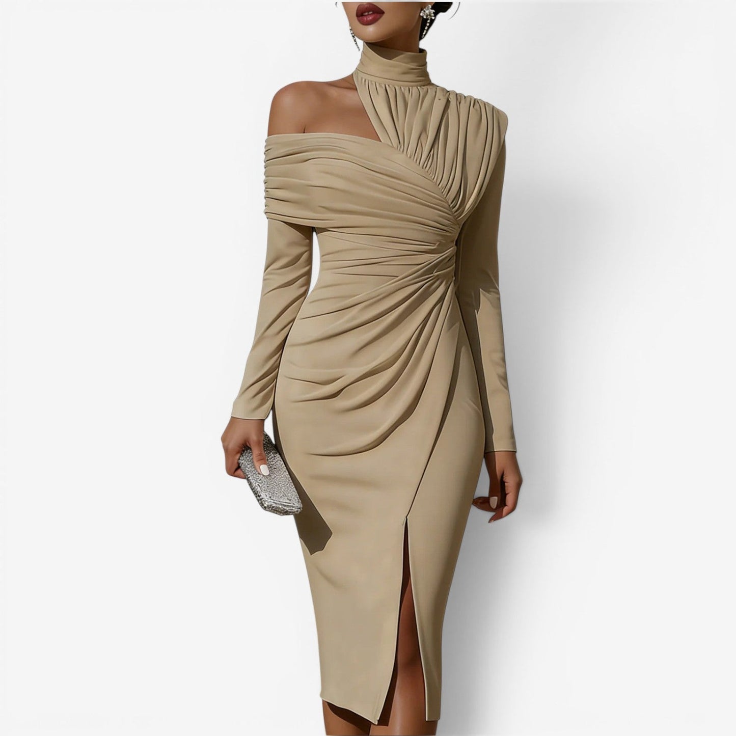 Queenie™ vestido midi envolvente
