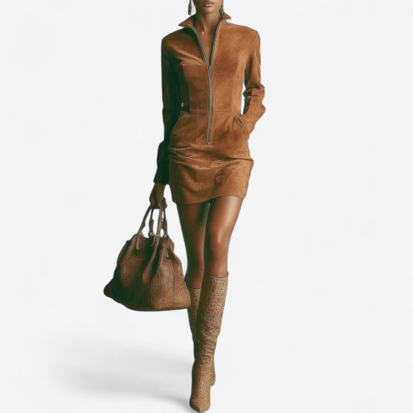Claverie™ Vestido con cremallera