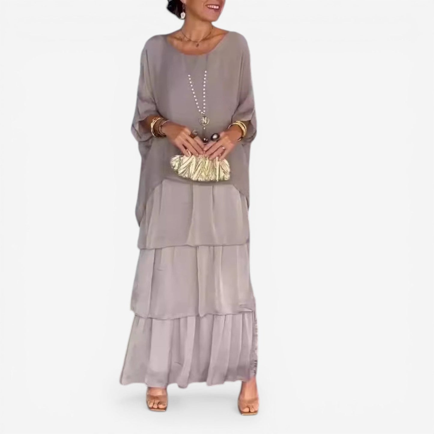 Valerina™ Vestido Largo Fluido
