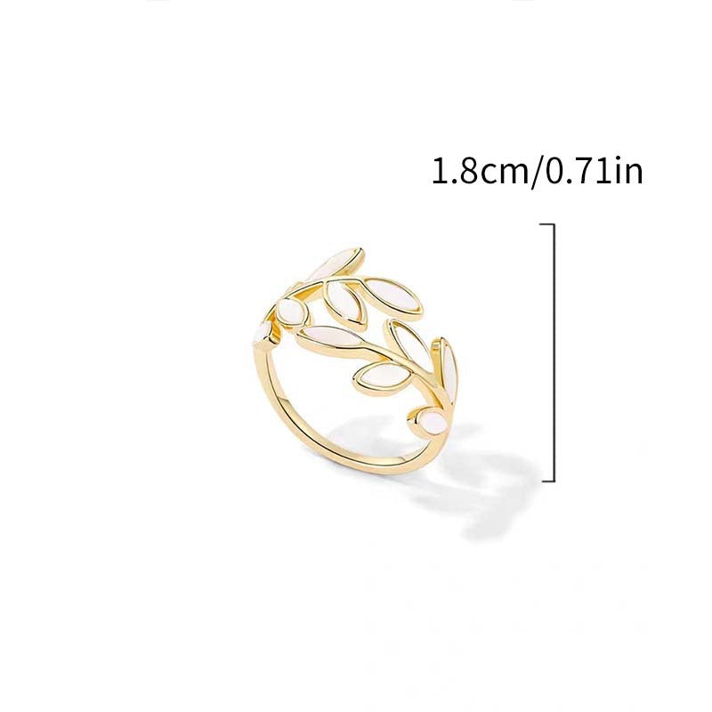 Issabeau™ Anillo ajustable con follaje