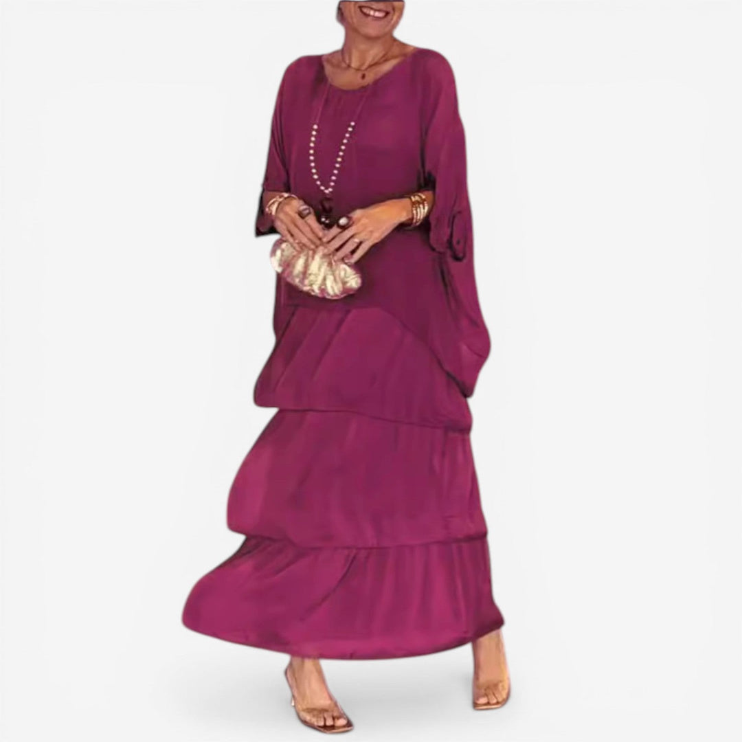 Valerina™ Vestido Largo Fluido