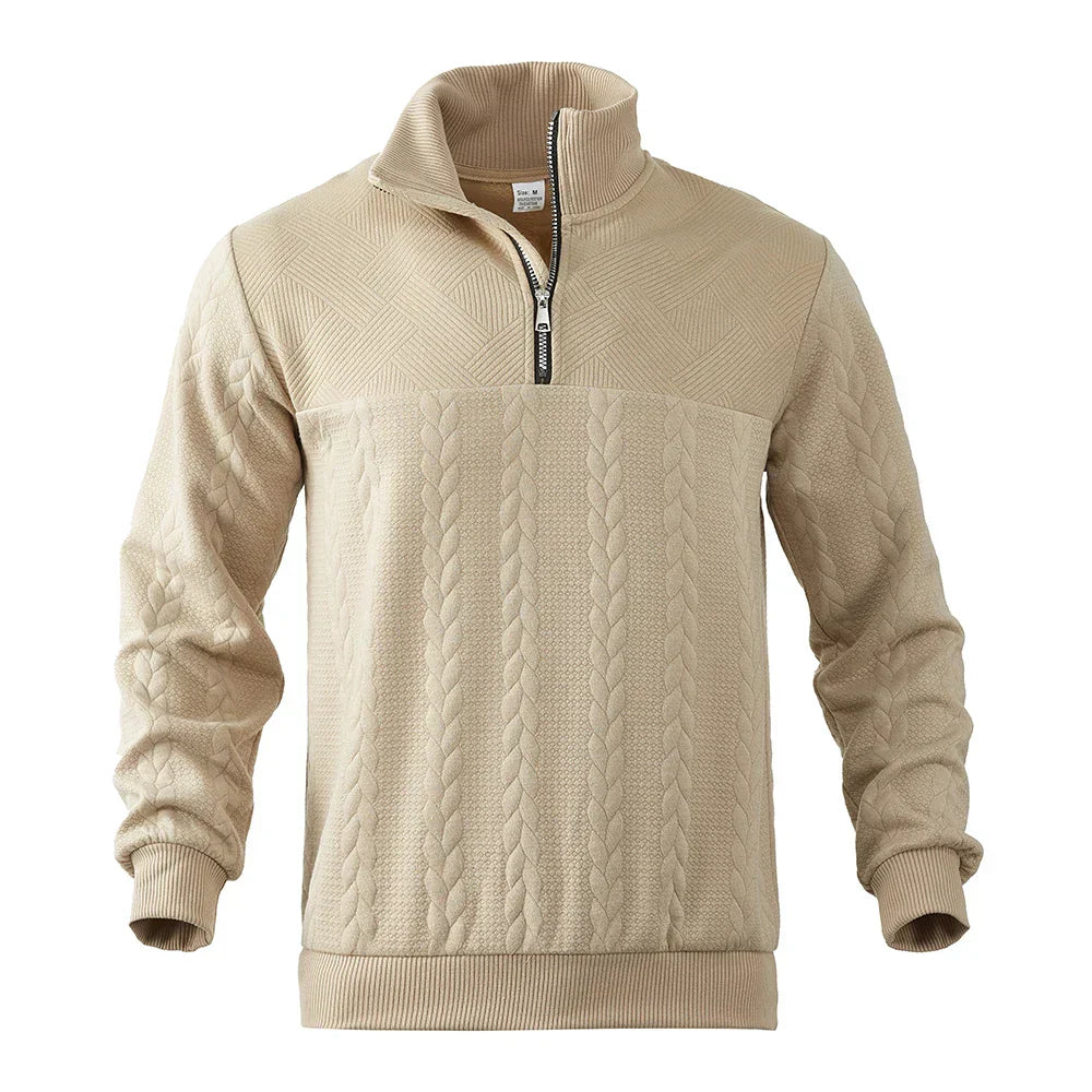 CAMDEN | SUDADERA PREMIUM CON CREMALLERA DE 1/4