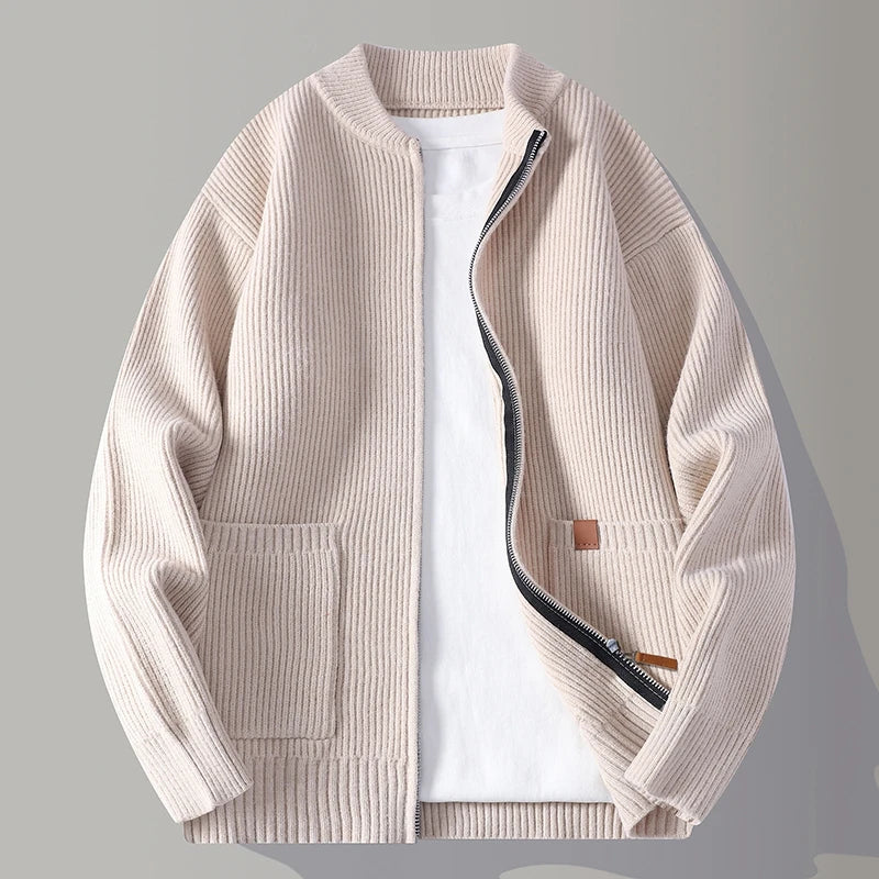 Chaqueta Nova de punto canalé
