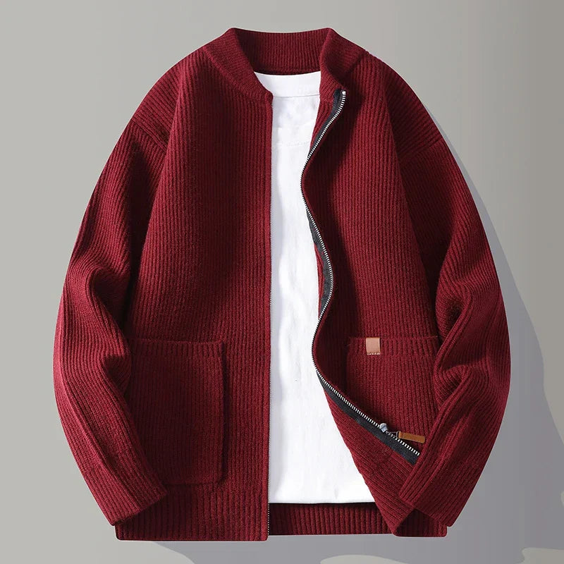 Chaqueta Nova de punto canalé