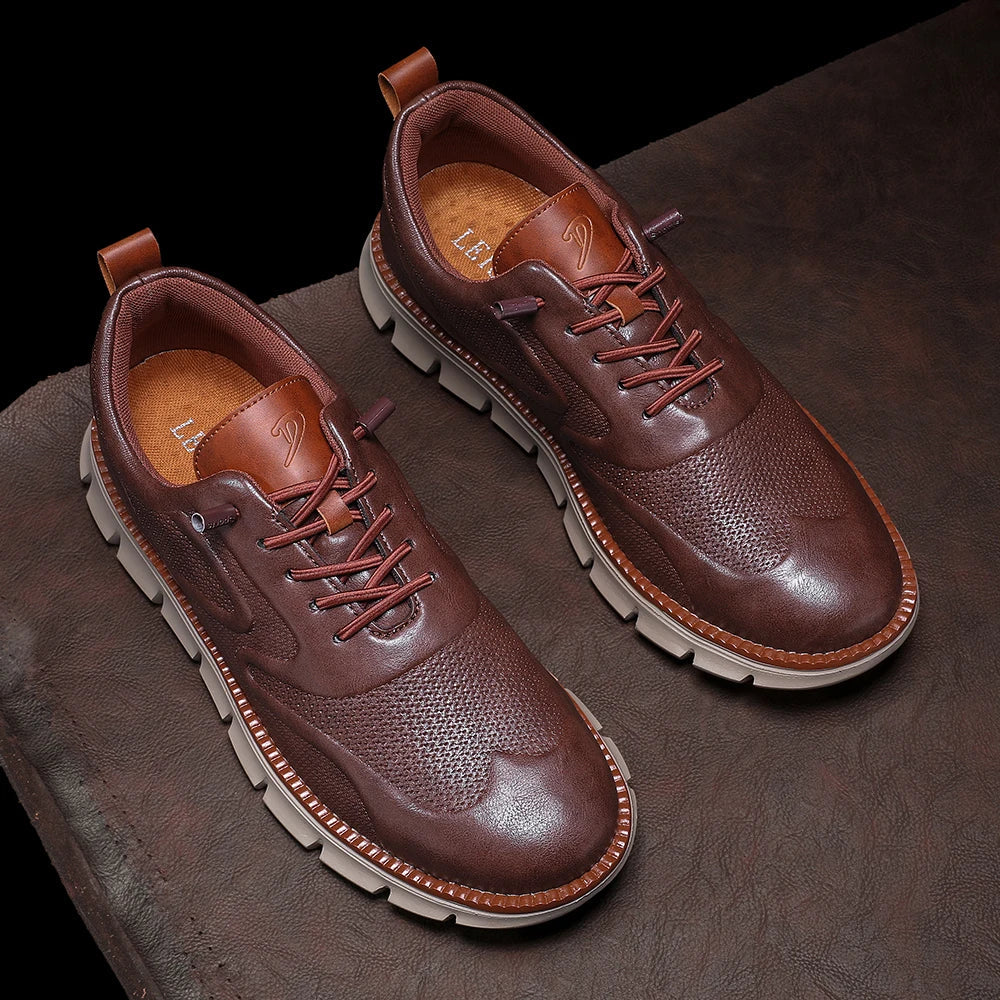Caldwell Zapatillas de cuero