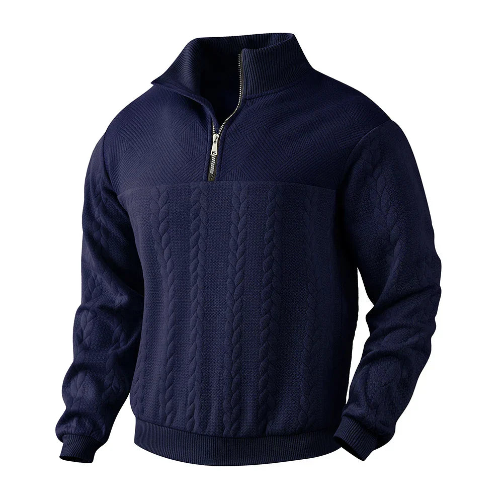 CAMDEN | SUDADERA PREMIUM CON CREMALLERA DE 1/4