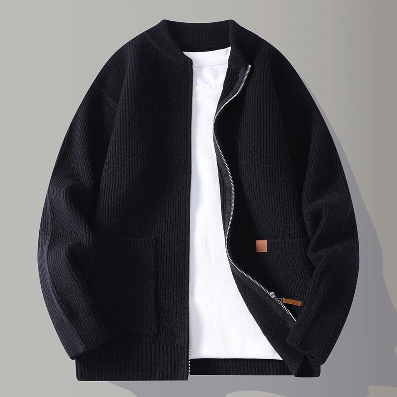 Chaqueta Nova de punto canalé