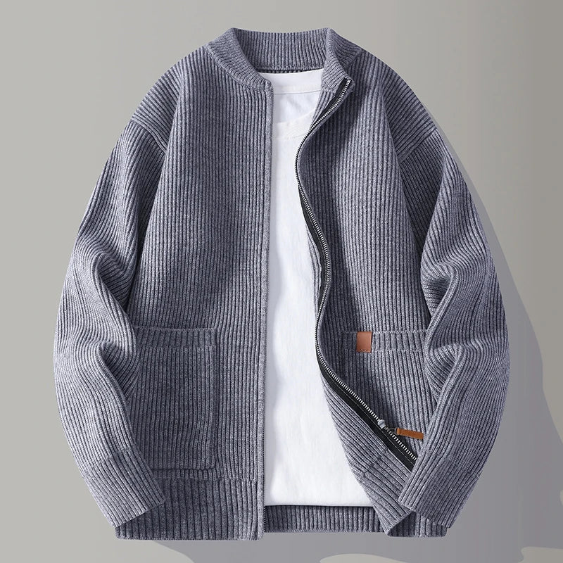 Chaqueta Nova de punto canalé