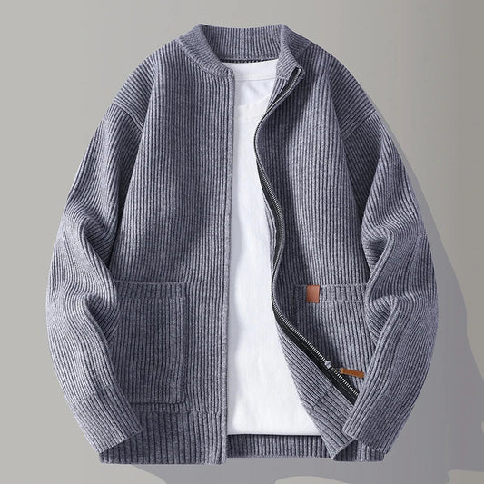 Chaqueta Nova de punto canalé