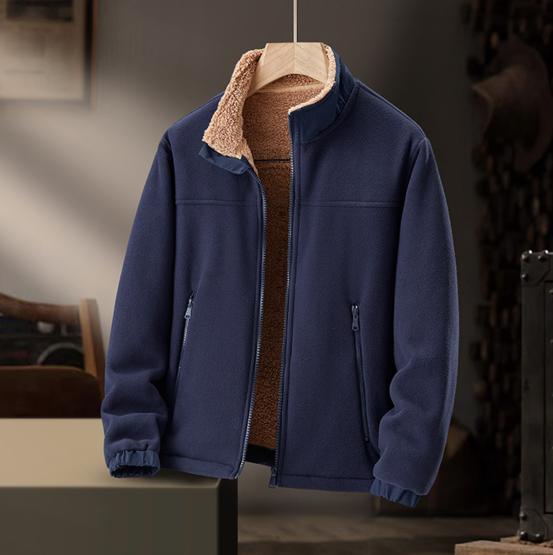 ZERANO CHAQUETA DE PIEL DE CORDERO