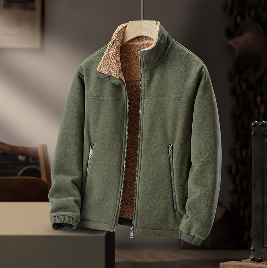 ZERANO CHAQUETA DE PIEL DE CORDERO