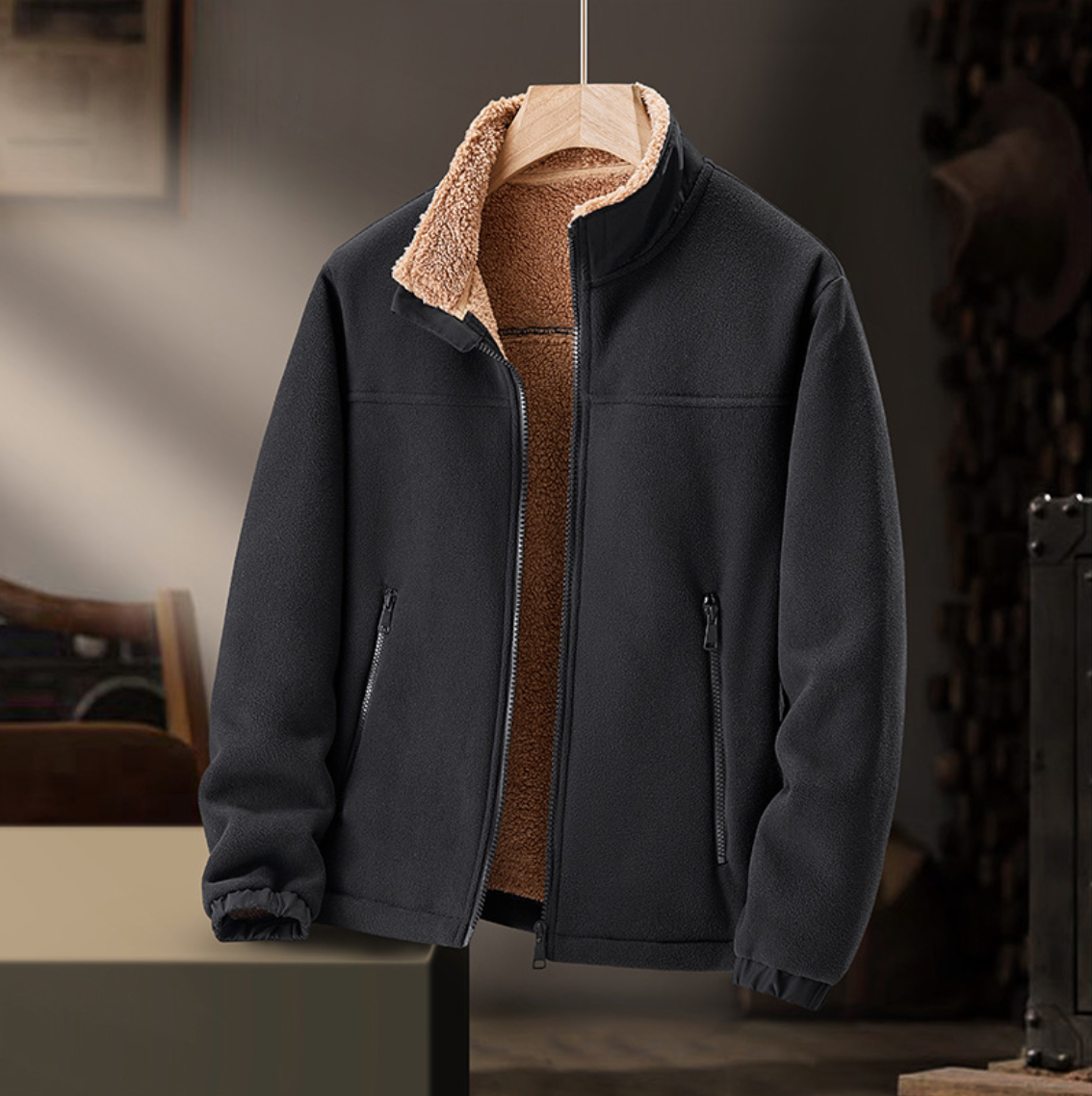 ZERANO CHAQUETA DE PIEL DE CORDERO