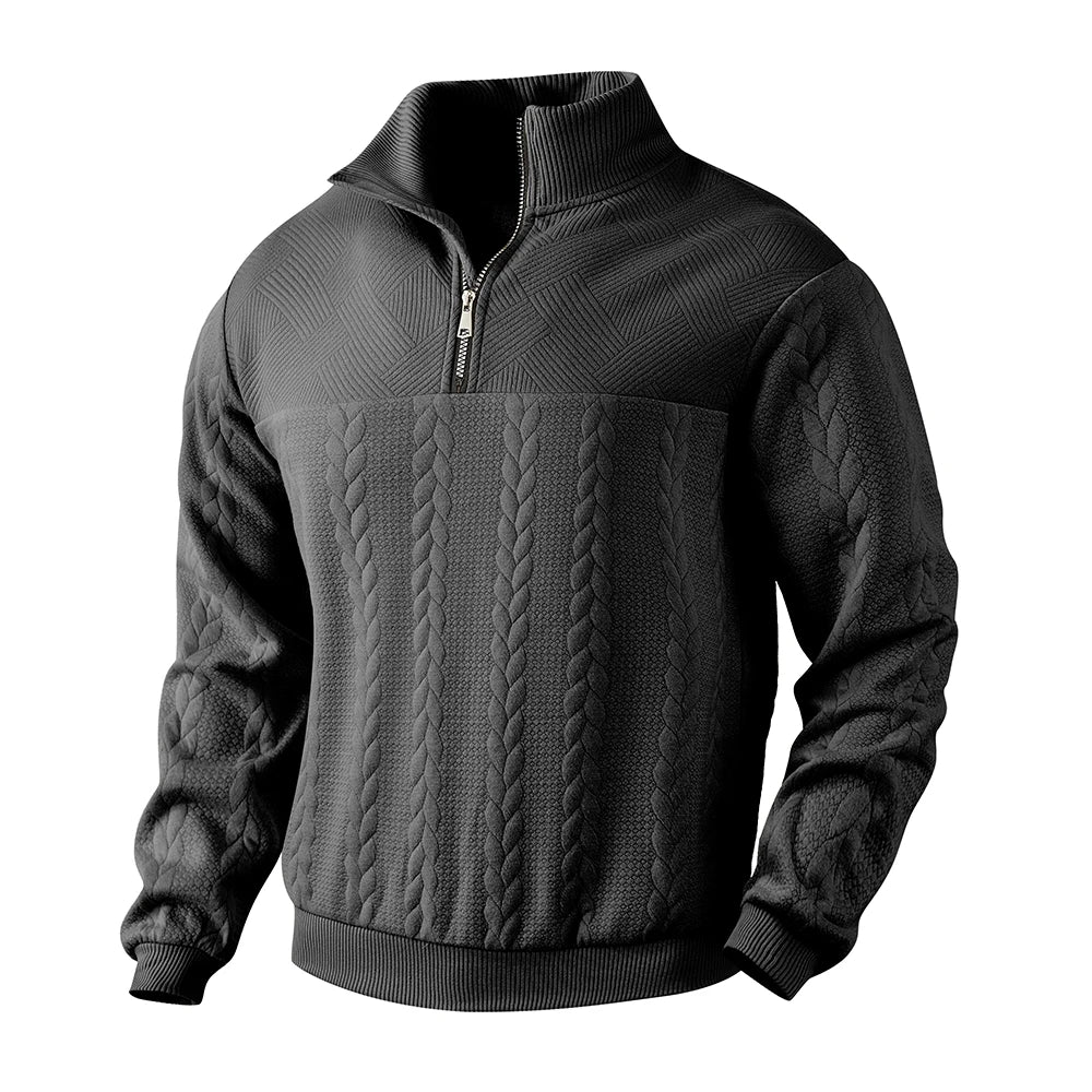 CAMDEN | SUDADERA PREMIUM CON CREMALLERA DE 1/4