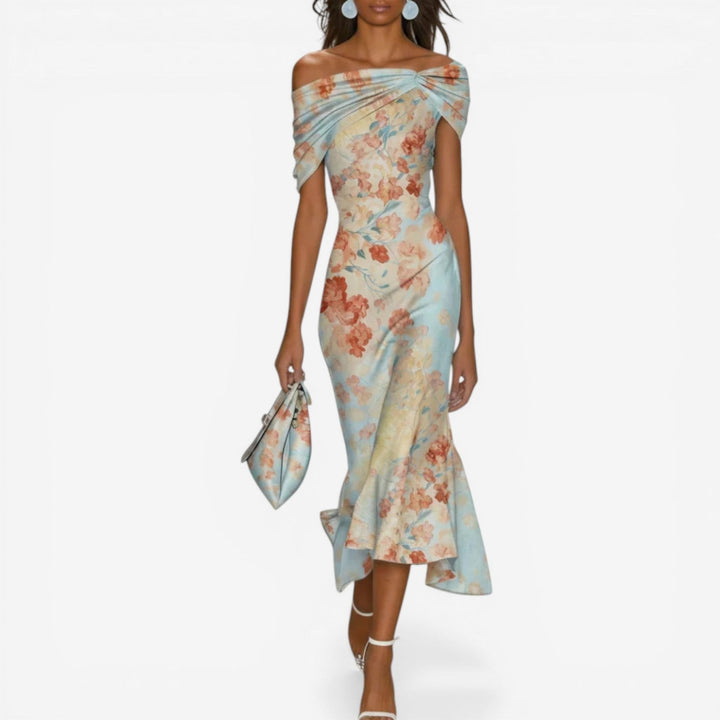 Glaiza™ Vestido midi de flores