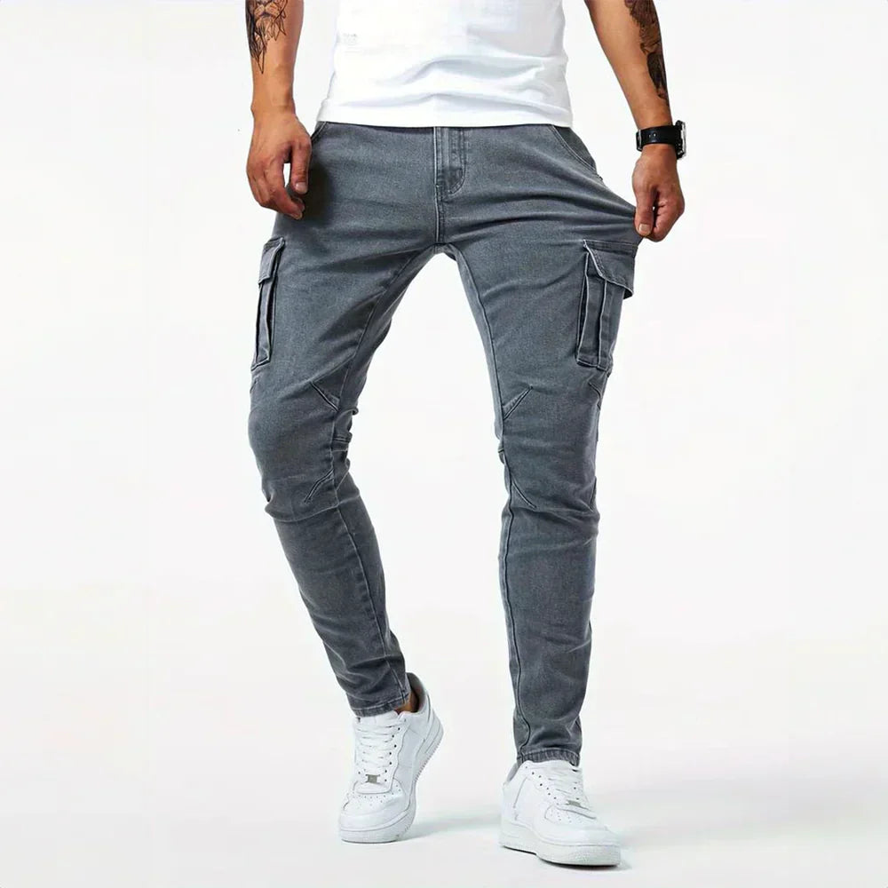 ALEX™ | VAQUEROS CARGO ELÁSTICOS
