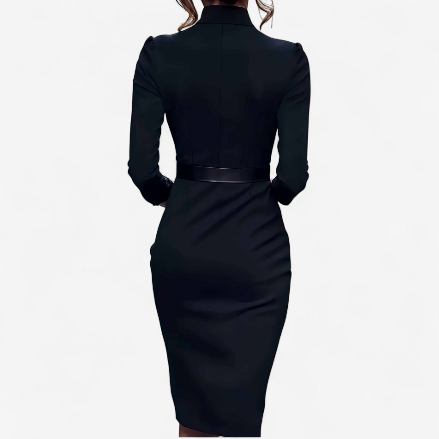 Madyx™ Vestido elegante con cinturón