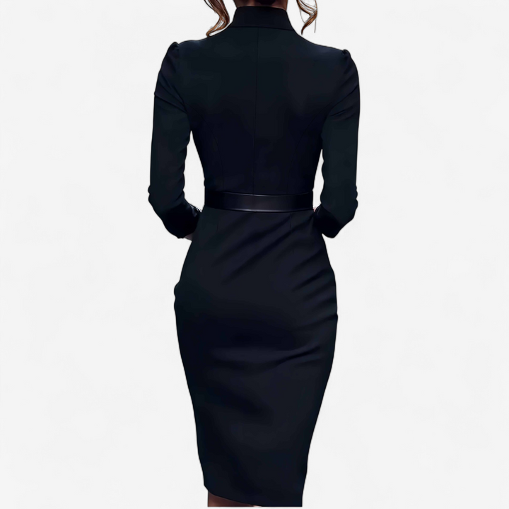 Madyx™ Vestido elegante con cinturón
