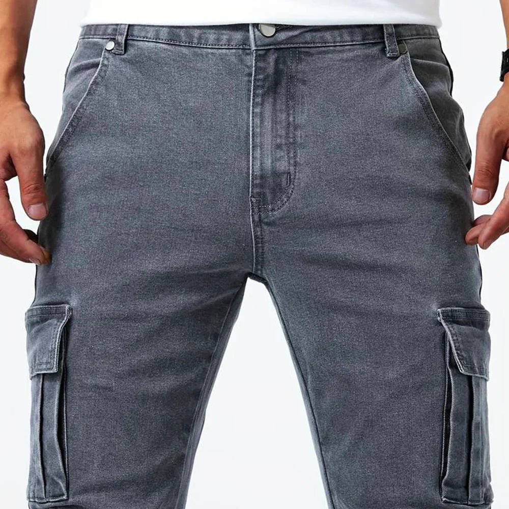 ALEX™ | VAQUEROS CARGO ELÁSTICOS