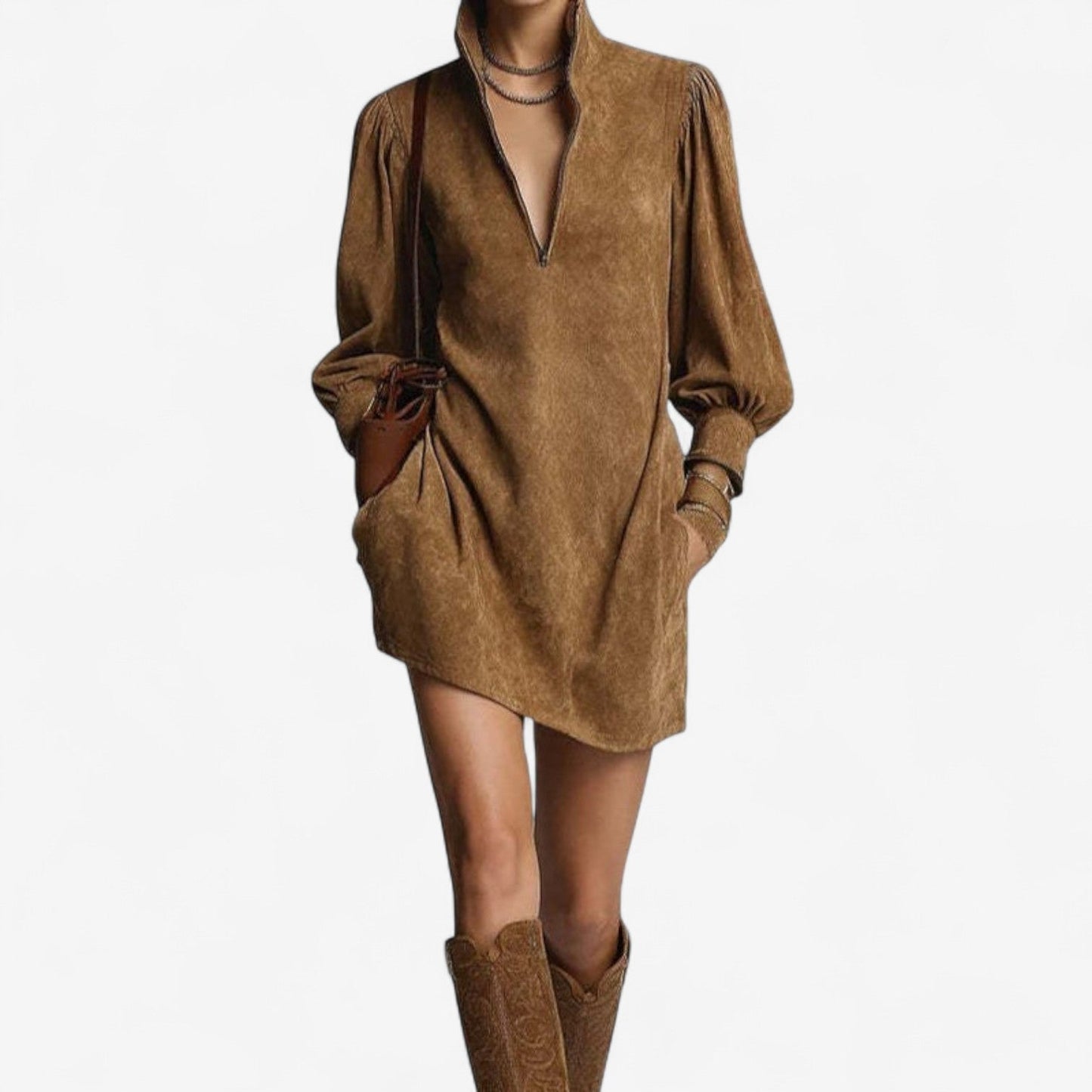Sabrina™ Vestido casual chic