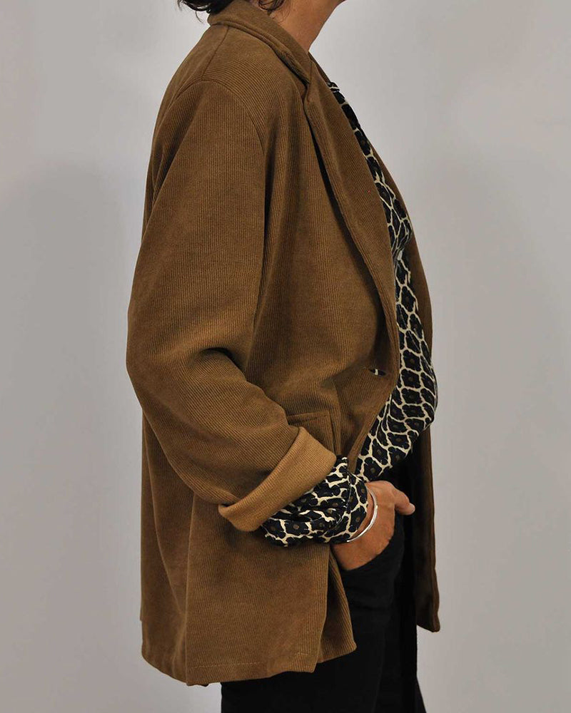 Blusa casual con escote en V
